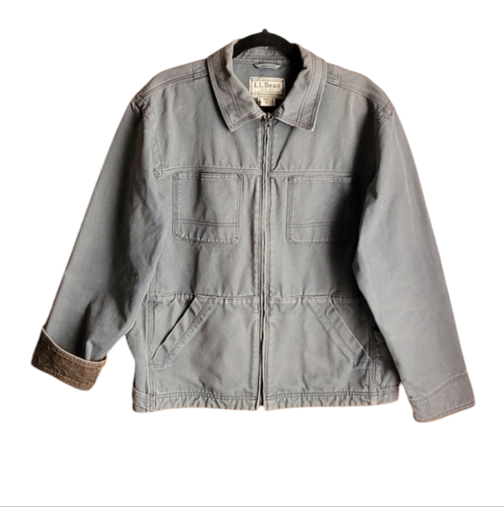 Vintage LL Bean Chore Workers Jacket 0 BUJ7 Made in Thailand Size Medium